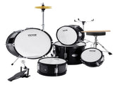Kids Drum Set, 5-Piece, 406.4 mm Beginner Full Drum Set with Bass Toms Snare Floor Drum Adjustable V952-WJTJZG5JT16HCA94HV0