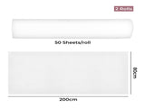 100PCS Disposable Bed Sheet Non-woven PE0140-2R