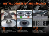 Drive Clutch, 2-8HP Engine, 2000 RPM High-Strength Drive Clutch with Asymmetric Designed Wheels & V952-KDCLHQXLCLBJQQZAXV0