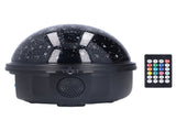 LED Bluetooth Star Light with Speaker USB RGB Music Remote Projection Lamp for Home Bar Decoration V1294-YM0714-3119210314711