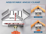 2pcs Stainless Steel Right Angle Clamp, 90 Degree Right Angle Clamp for Woodworking, Photo Framing V1259-DP01-A-4126