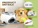 Automatic Dog Ball Launcher, Interactive Fetch Toy for Small to Medium Dogs, Pet Thrower Machine for V1192-AZ-W-26380