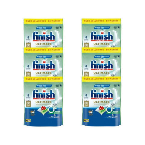 Finish Ultimate 0% Foam 480 Dishwasher Tablets FINISH-3279188X6