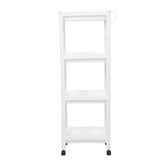 Bathroom Tower Shelf Plastic Freestanding Storage Rack Organizer Multifunctional Shelving Unit for V1294-YM0706-3112230061616