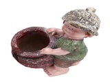 Flower Pot Ornament Cartoon Kid Shape Waterproof Textured Exquisite Vivid Statue for Garden Lawn V1294-YM0715-3111210438911