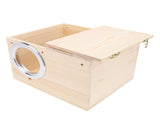 Parakeet Nesting Box Solid Wood Bird Breeding Mating Box for Cockatiel Lovebirds Budgie Canary V1294-YM0901-3111240205211