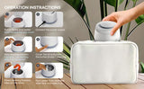White Ultrasonic Cleaner with UV Light for Dentures, Aligners & Jewelry V888-ELOSUNG22982