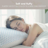 King Size Cooling Pillow with Shredded Memory Foam & Gel Infusion Adjustable Loft, Breathable V1107-CS-JYMLZK