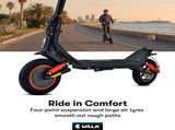 VALK Nexus 7 Electric Scooter, 500W, AU Compliant, 30km Max Range, 10 inch Tyres, Suspension, V219-TRNESCVAN7RA