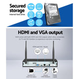 UL-tech Wireless CCTV Security System 8CH NVR 3MP 8 Bullet Cameras 1TB CCTV-WF-CLA-8C-8B-T