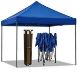 Portable Water-Resistant Gazebo 2x2 M - Black / With Sidewalls V957-SDGABLWIWIGASN3528S