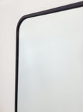 Black Metal Rectangle Mirror - X-Large 100cm x 200cm V292-MIRR-MTL033