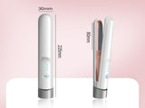 Green Cordless Mini Hair Straightener and Pink Curler and Heat Resistant Silicone Storage Mat - 3 V888-ELOSUNG56169-6
