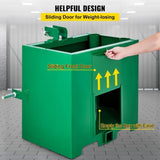 VEVOR Ballast Box for 3 Point Counterweight Category 1 Tractor Powder Heavy—Duty V952-YZXSD1L2YCGREEN01V0