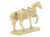Golden Horse Decor Animal Art Horse Figurine and Statue Ornament for Home Office V1294-YM0717-3115220076911