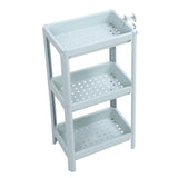Bathroom Floor Shelf Bathroom Open Shelf Unit Freestanding Corner Rack Shelves V1294-YM0706-3112230061512
