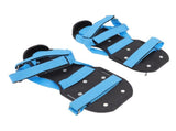 Lawn Aerator Shoes Garden Scarifier Shoes Soil Aeration Spike Shoes for Patio Yard Grassland Blue V1294-YM0718-3111220248511