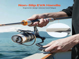 Rod and Fishing Reel Combo, IM6 Fiberglass & Carbon Fiber Spinning Rod and Reel Combo, Bass Fishing V952-GLZHFCLQX65YD6OUO001V0