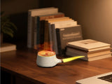Pipe-Shaped Aromatherapy Humidifier with LED Flame & Mist USB Desk Diffuser for Home, Office, V1107-CS-XXJSQ