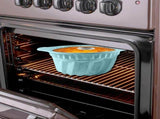 Silicone Fluted Pans, Non-stick with Sturdy Handle, Baking Molds, Perfect Bakeware for Cake, Jello, V1370-AZ4-06536