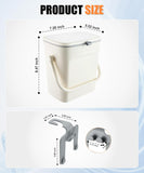 Car Trash Can with Lid and Phone Holder, Universal Bin, Waterproof Hanging Vehicle Garbage Can, Leak V1259-DP01-A-4416
