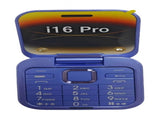 i16pro Folding Flip Phone - Mini Backup Cellphone with Double SIM, 2.6-inch Screen, 1.3MP Camera, V1189-LWWAL-20260401-05367