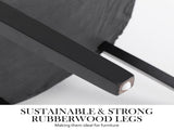 4X French Provincial Dining Chair Ring Studded Velvet Rubberwood Leg LISSE BORDEAUX RED V274-FT-VFC-1141-RD4