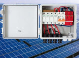 PV Combiner Box, 4 String with 15A Rated Current Fuse, 63A Circuit Breaker, Lightning Arreste V952-G2415A63AIP654HIKV0