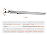 Telescoping Aluminum Work Plank, 6-9 Feet 500lbs Capacity, 12.5 inch Width Aluminum Scaffold V952-KSSSJSJB69YC8E8OJV0