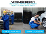 POLYCOOL 130L 750W Evaporative Air Cooler, Commercial Industrial Grade, Remote Control, Purifier, V219-COLCECPY13KA