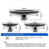 Universal Cooker Hat Set Gas Stove Burner Caps and Burner Replacement Kit Fit Most Metal00X6179 V1370-AZ4-18654