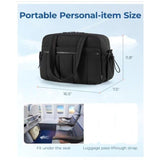Lightweight Multi-Functional Travel Duffel Bag with Waterproof Compartment, Carry-On Under Seat Tote V1341-ZY-97J8YDWW-KHAKI