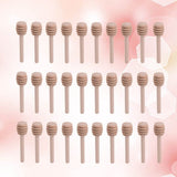 Wooden Honey Dipper Stirring Spoon Eco-Friendly and Safe 90Pcs V1366-AZ2-W-13578