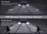 2 Pcs Powerful Outdoor Solar Light, 30 LED Security Light Motion Sensor Three Head Spotlights V1237-ZY-715-107