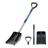 Large Snow Shovel, Detachable 47 Inch Ergonomic Snow Removal Tool for Driveway, Sidewalk, and Patio, V1192-AZ-W-30170