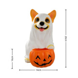 Clearance! Halloween Ghost Dog Candy Bowl, Spooky Resin Ghost Dog Figurine, Orangide Candy Bowl V1369-AZ3-W-21693