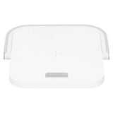 5V Desktop Night Light Multifunction Wireless Quick Charger Phone Stand Holder White V1294-YM0721-3113210037311