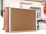 Heat Exchanger Water to Air, 18"x 20" with 3-Row 3/8" Copper Ports, 242 Aluminum Fins Heat Exchanger V952-CPGSHRQ18200VCZ68V0