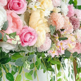 1M Artificial Flower Runner Arrangement Panel Wall Rose DIY Wedding Party Dcor V63-952131