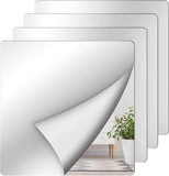 4 Pack Full Length Wall Mirror - 12 x 12 Inch Acrylic Mirror Tiles - Wall Stickers - Adhesive V1188-MS101-03300-1
