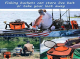 Portable multi-function EVA fishing bag large capacity, foldable, non-inflatable design, suitable V1106-HEYJ-002