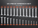 Combination Wrench Set 25-Piece Metric 6 mm to 32 mm with Roll-up Pouch V952-DXBSTZGDK25P2B3VYV0