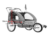 Tag-Along Kids Bike Trailer Child Bicycle Pram Stroller Children Wheel Jogger Red V219-BIKTRLREDKIDACAJ
