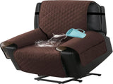 100% Waterproof Power Lift Recliner Chair Cover Non Slip Electric Covers for with Pocket Large V1259-DP01-A-4435