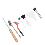 Bird Cage Cleaning Tools Set Stainless Steel Cage Brushes with Fork Scraper Brush Dustpan for V1294-YM0901-3111250162211