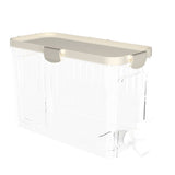 Plastic Beverage Container, Drink Dispenser Parties, with Spigot, Juice/Tea/Lemonade - Ideal V1366-AZ2-W-23430