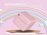 Portable Mini Printer Pink - Inkless Bluetooth Phone Pocket Thermal Printing V238-SUPDZ-40837961810000