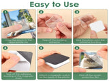 25Pcs DIY Fridge Magnet Kit, Adhesive Backing Design, Thickened and High Transparency, for Photo V1369-AZ3-W-12254