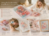 Dreamy Gradient Preserved Hydrangea Large Bulk DIY Craft Flower Kit 12 Boxes 5g V1221-XM-LB818-ZS19