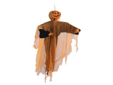 Hanging Pumpkin Ghost with Sound Battery Powered Rotatable Head Light Up Ghost Pumpkin Decoration V1294-YM0901-3115240055611